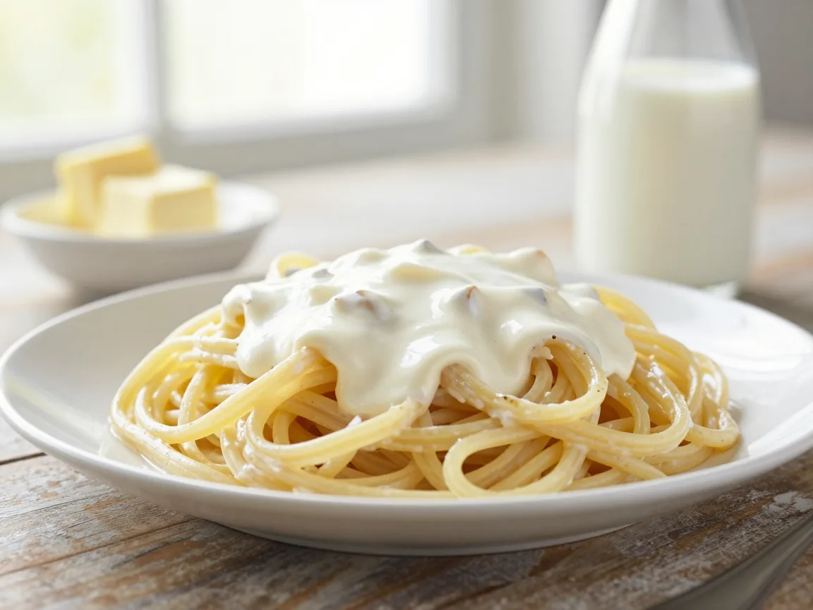 Receita de Molho Branco Cremoso Para Massas