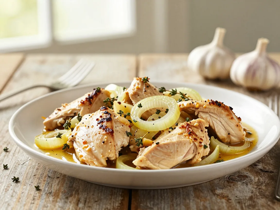 Deliciosa Fricassê de Frango com Tomilho