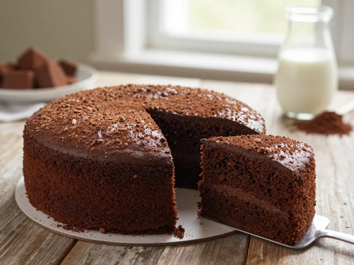 Receita de Bolo de Chocolate Delicioso