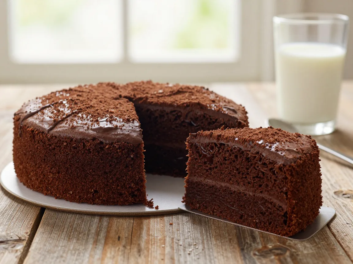 Delicioso Bolo de Chocolate Úmido para Adoçar seu Dia