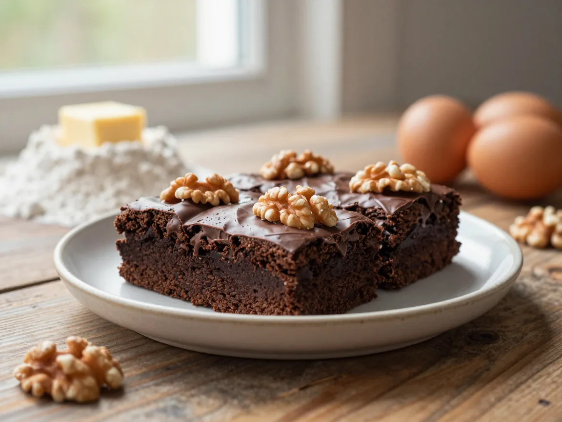 Deliciosa Receita de Brownie com Nozes