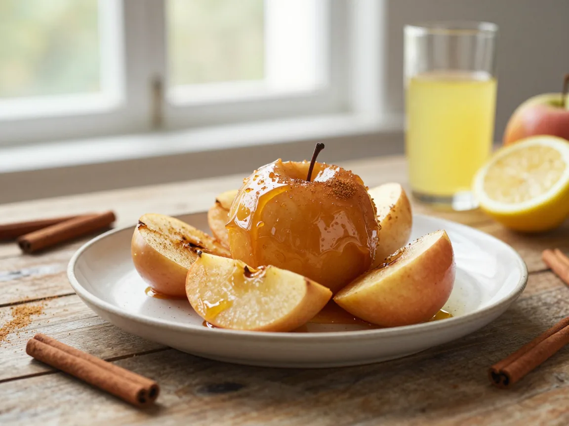 Deliciosa Receita de Maçã Caramelizada com Canela
