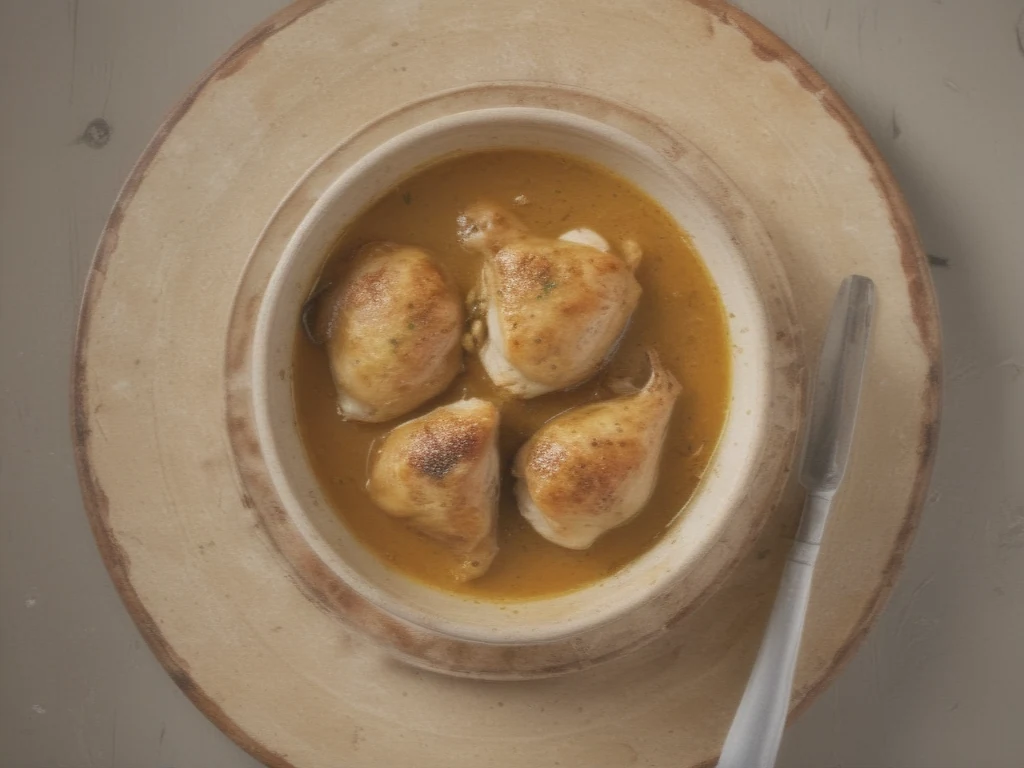 Almoço Rápido: Frango ao Molho de Mostarda