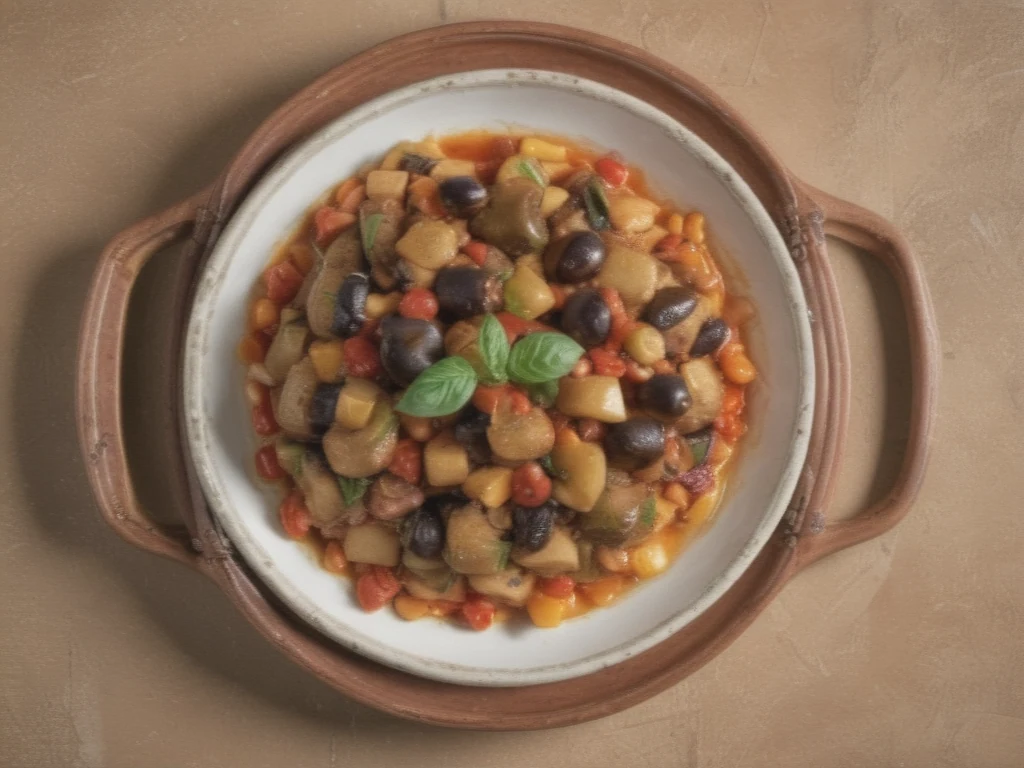 Caponata Siciliana: Doce e Ácida Sinfonia de Verão no Prato