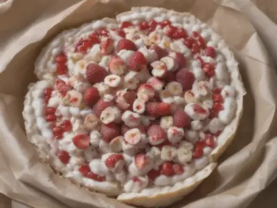 Crepioca de Cacau e Morango Deliciosa