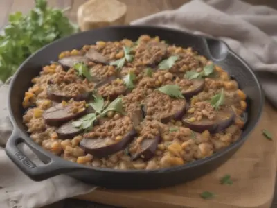 Deliciosa Berinjela Recheada com Carne Moída