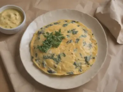 Deliciosa Omelete de Espinafre para um Café da Manhã Perfeito