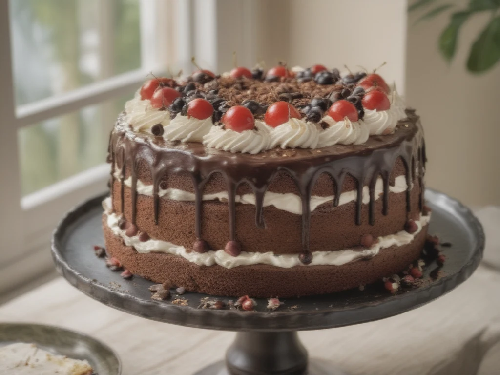 Deliciosa Receita de Bolo Black Forest