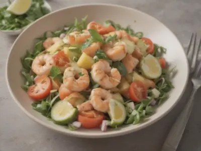 Deliciosa Salada de Camarão: Frescor e Sabor no Prato