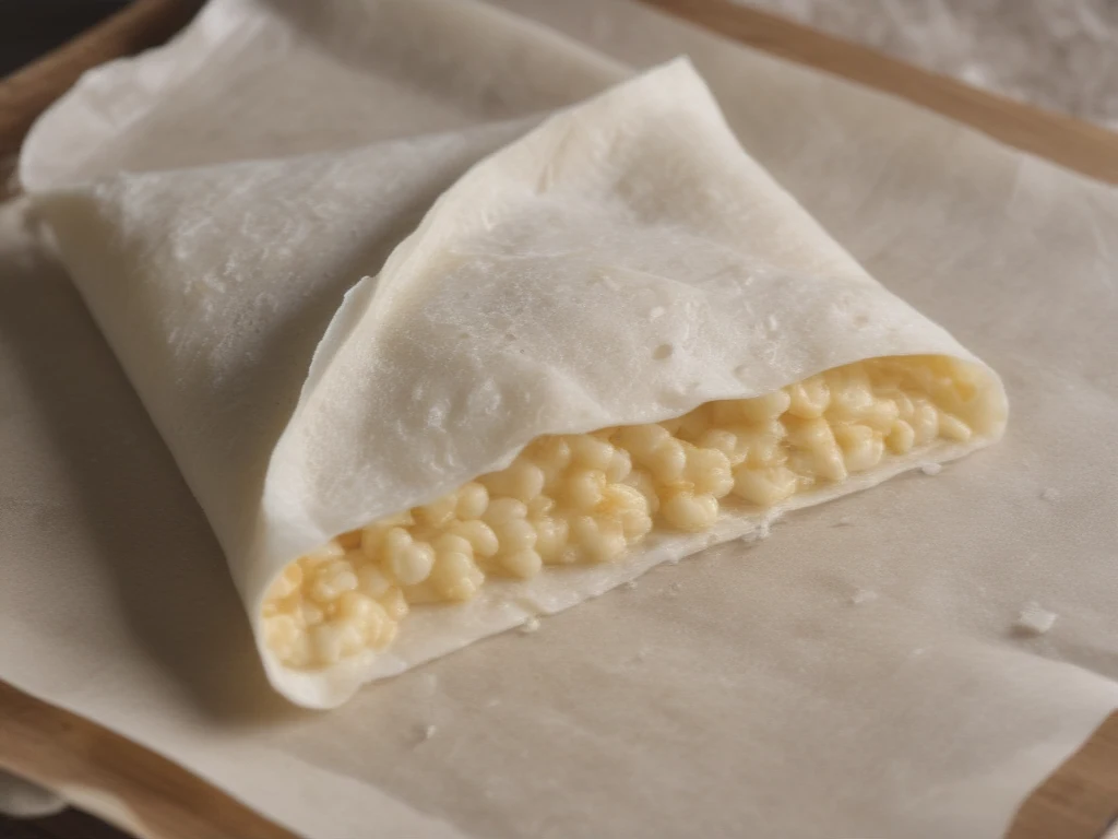 Deliciosa Tapioca Recheada de Frango e Queijo