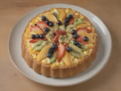 Deliciosa Torta Sem Glúten de Frutas
