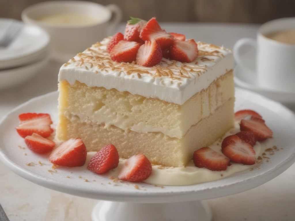 Delicioso Bolo Tres Leches para Adoçar Seu Dia