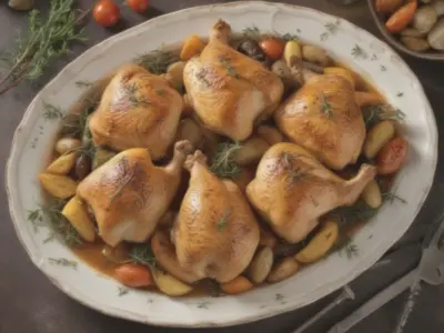 Delicioso Frango Assado com Ervas Finas