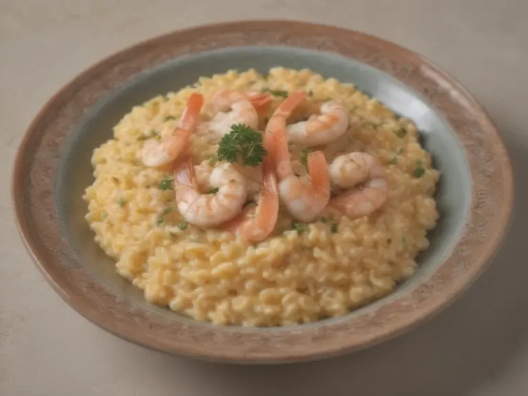Delicious Tropical Shrimp Risotto