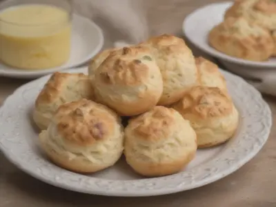 Deliciosos Scones Tradicionais de Queijo