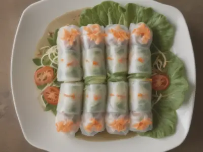 Deliciosos Summer Rolls: Receita Refrescante de Rolinho Vietnamita