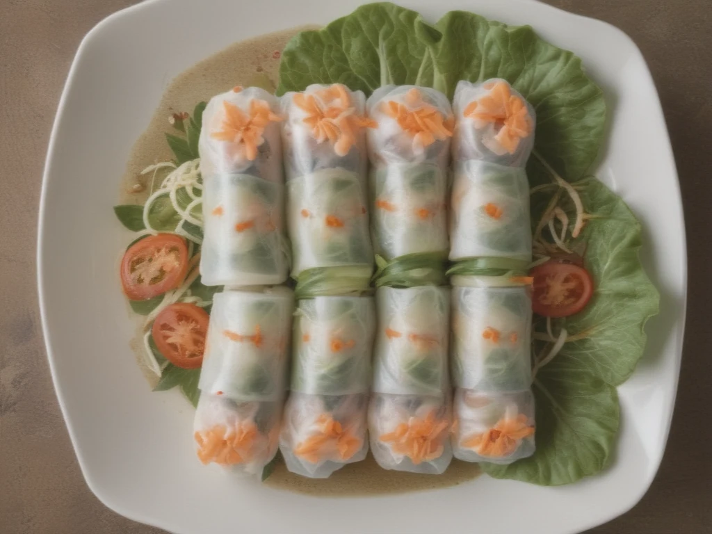 Deliciosos Summer Rolls: Receita Refrescante de Rolinho Vietnamita