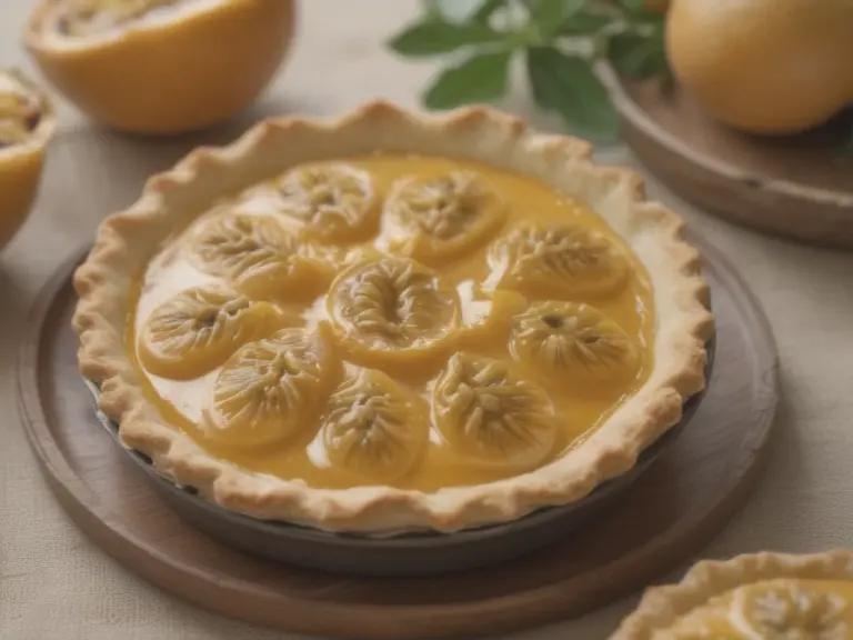 Try the Delicious Passion Fruit Pie
