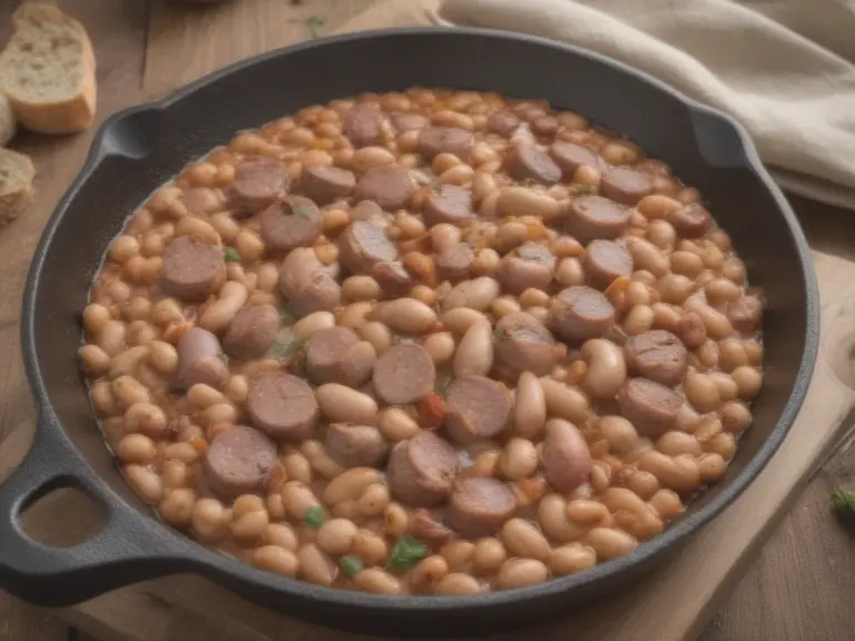 Beans with Tuscan Sausage: Flavor and Tradition