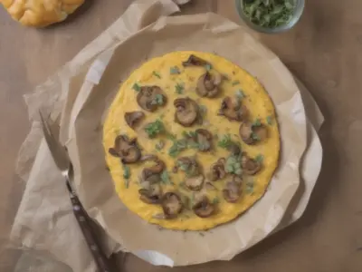 Omelete de Cogumelos