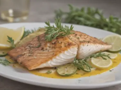 Peixe Assado com Limão e Ervas: Sabor Inigualável