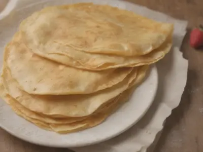 Receita de Massa de Crepe Doce Fácil e Deliciosa