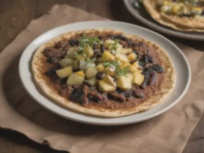 Receita Irresistível de Tostadas de Feijão Preto