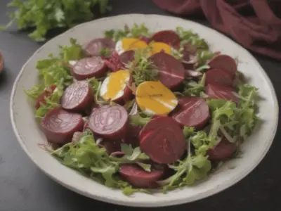 Salada Colorida de Beterraba Cozida