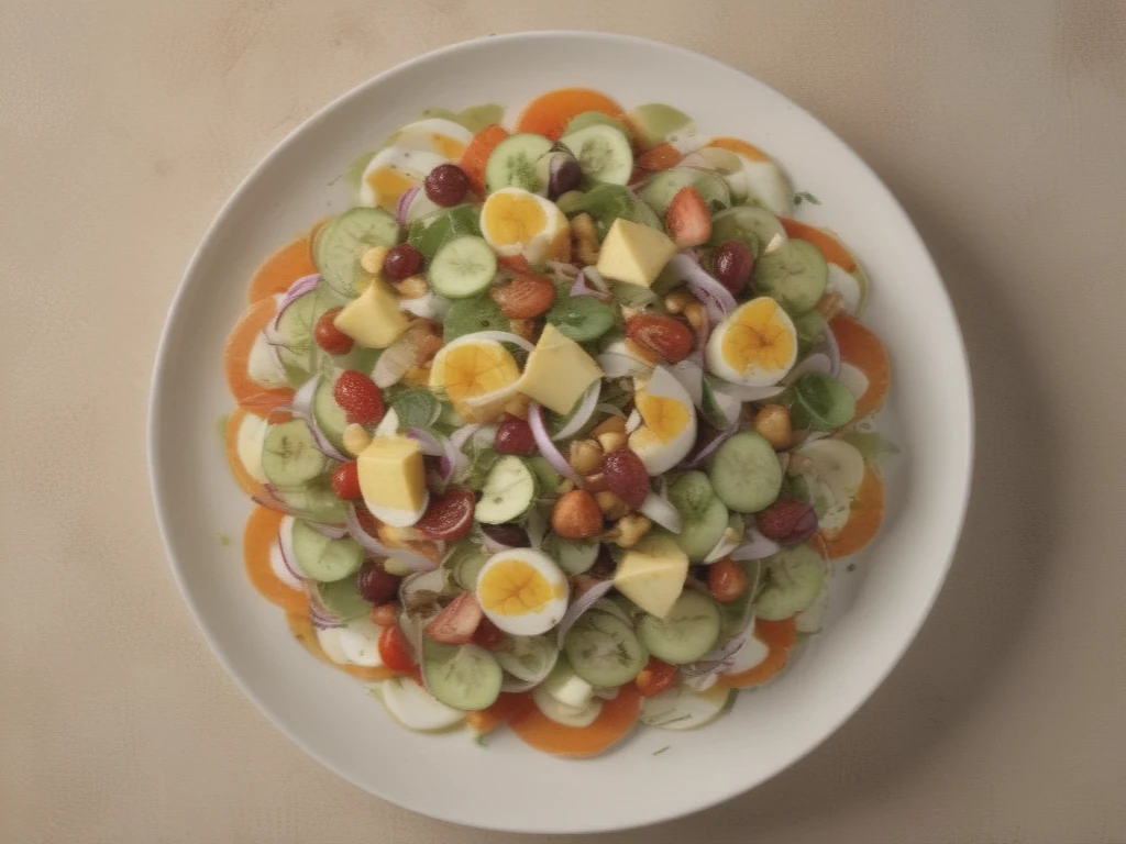 Salada Refrescante de Repolho Doce