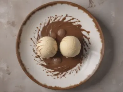 Sorvete Caseiro de Chocolate Cremoso