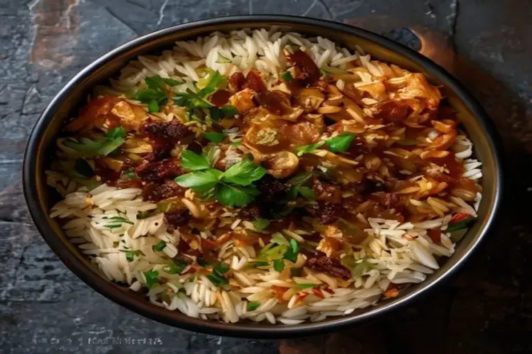 Shanghai Rice: A Vegan Pot with Crispy Pak Choi and Smoked Tofu