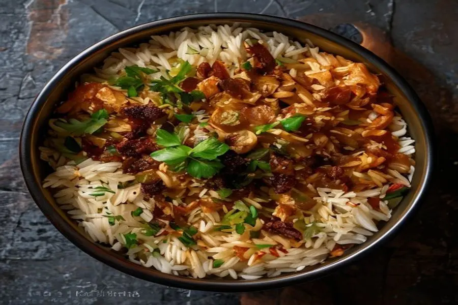 Shanghai Rice: A Vegan Pot with Crispy Pak Choi and Smoked Tofu