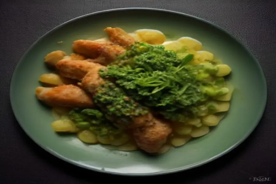 Bandeja de miel y manzana: Pollo Jugoso para Noches de Otoño