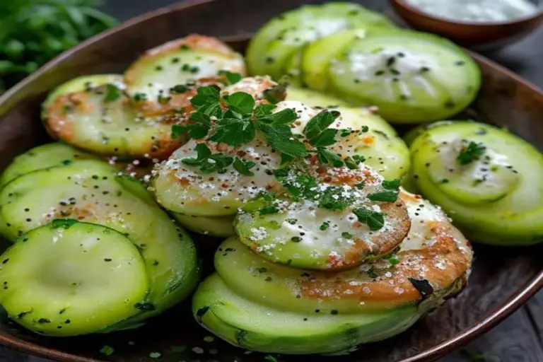 Creamy Zucchini Boats with Provolone and Leek Filling
