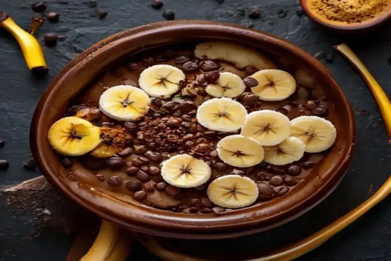 Velvety Coffee Cake: Banana, Chocolate and Cinnamon Crunch