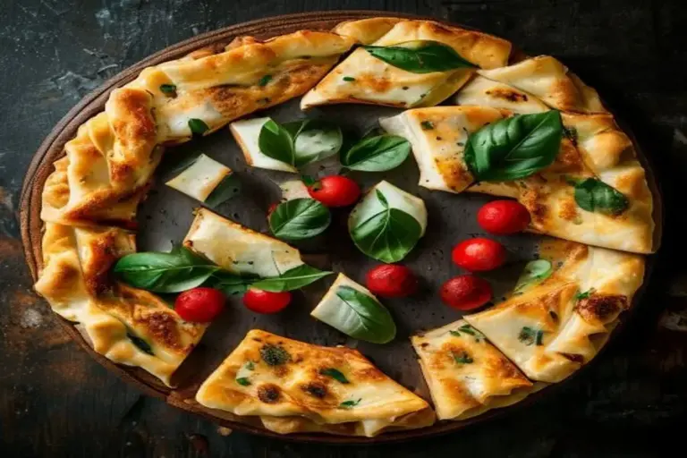 Börek de Puerro & Espinaca Vegano con Tofu-Feta Crujiente