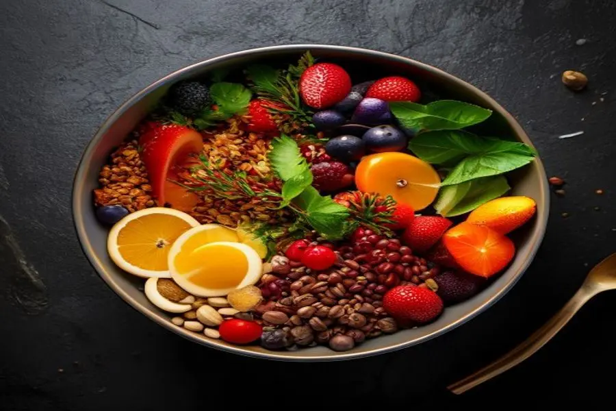 Bowl matutino vigorizante: Avena Overnight, Frutas y Crocante de Semillas