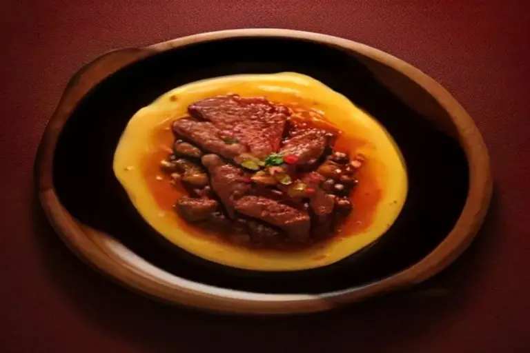 Brasato Picante de Carne con Frijoles Carlin y Especias