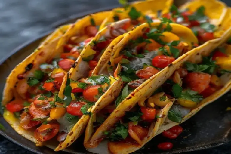 Camarón a la parrilla: Tacos Frescos con Mayonesa Cítrica de Chipotle