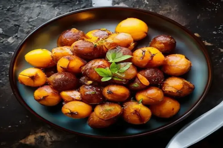 Brown Sugar, Peach, and Blackberry Caramel: Doubly Crispy