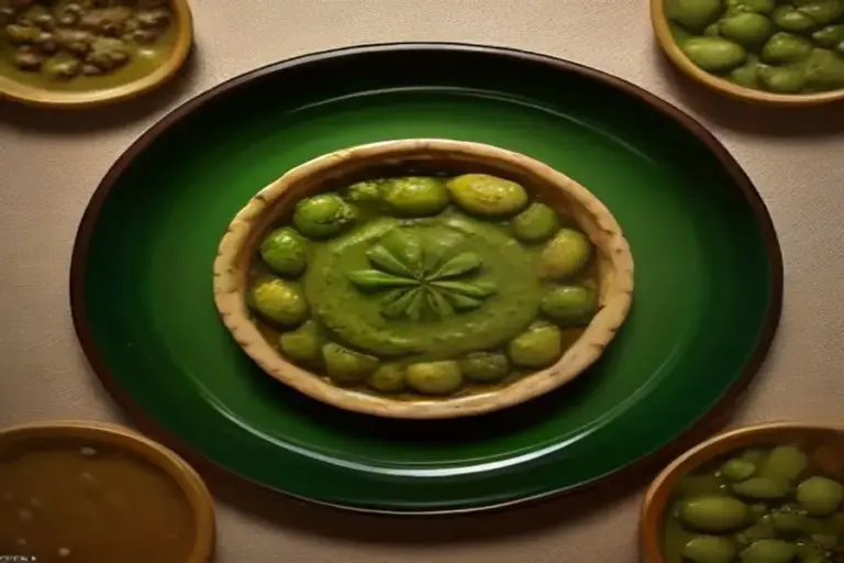 Centro Mediterráneo: Asado Vibrante con Pesto de Pistacho & Rúcula