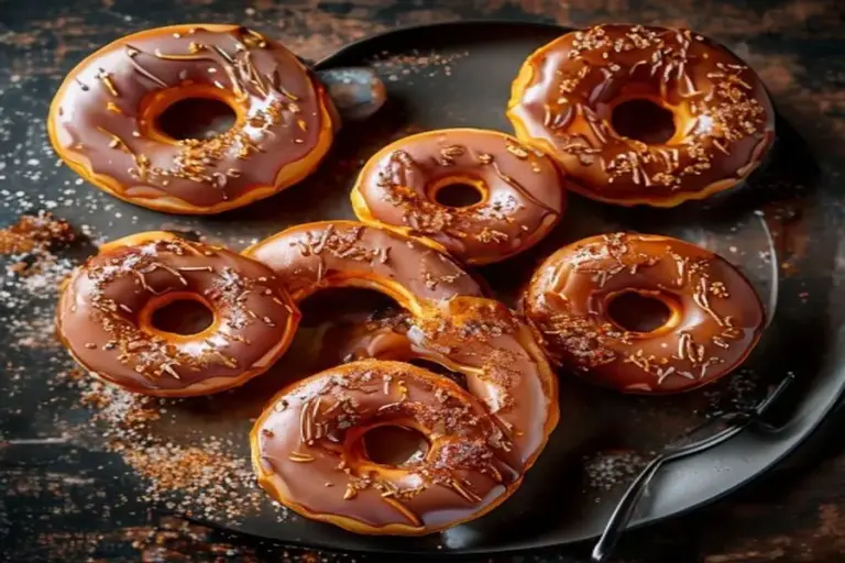 Donuts Aireados de Maple con Tocino Crujiente: Homenaje Gourmet