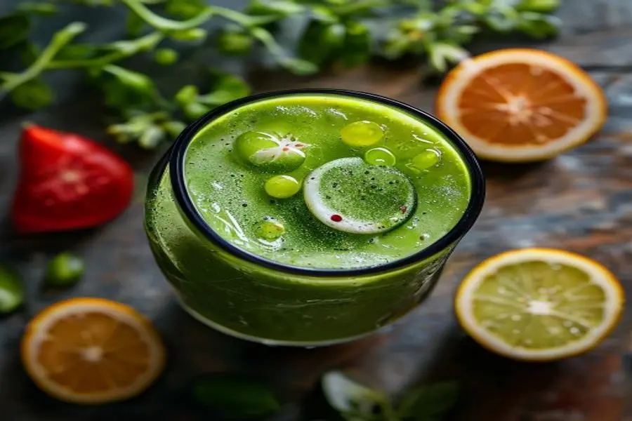 Elixir del Verano: Smoothie de Pepinillos y Eneldo Cítrico