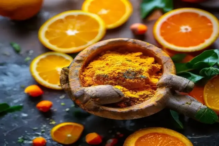 Esencia Vibrante: Shot Antioxidante de Cúrcuma & Naranja