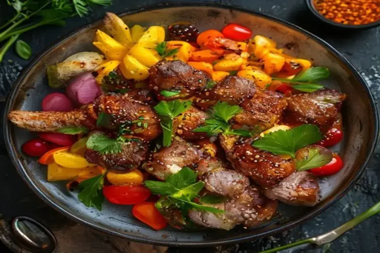 Pollo a la Plancha Dorado y Ensalada Vibrante: Energía Pura en el Plato