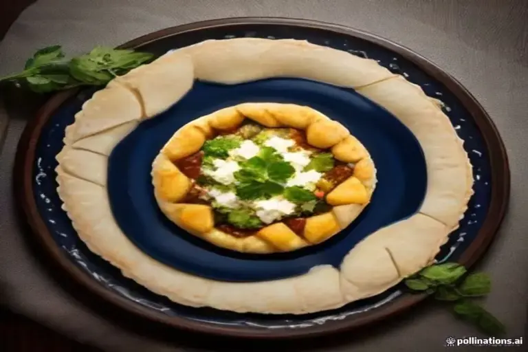 Rustic Galette of Roasted Roots with Feta and Fresh Herbs