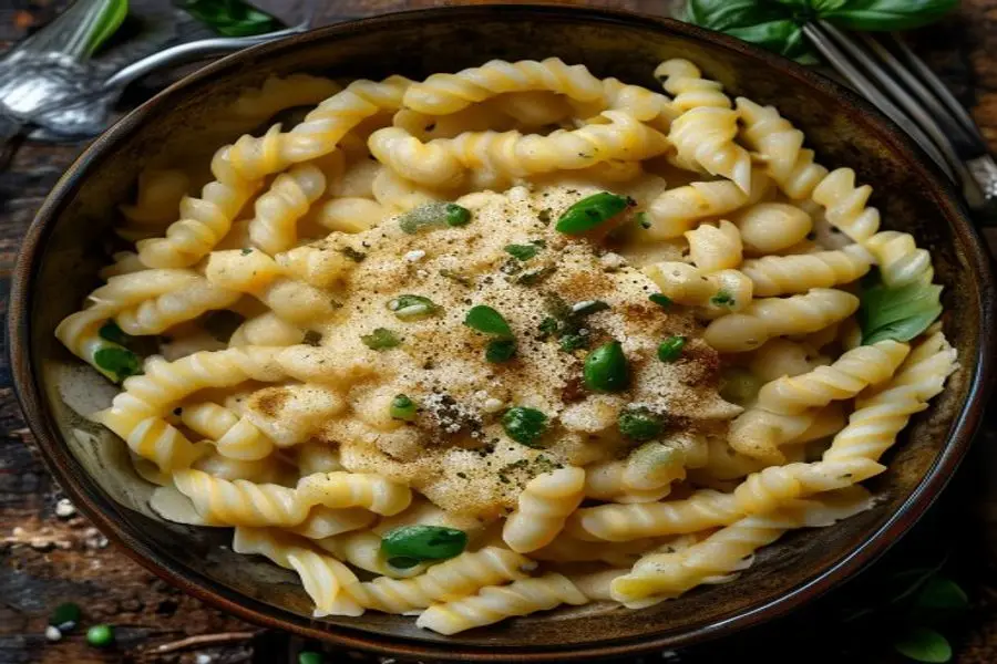 Creamy Pasta and Chickpeas: Warm Hug in Every Bite