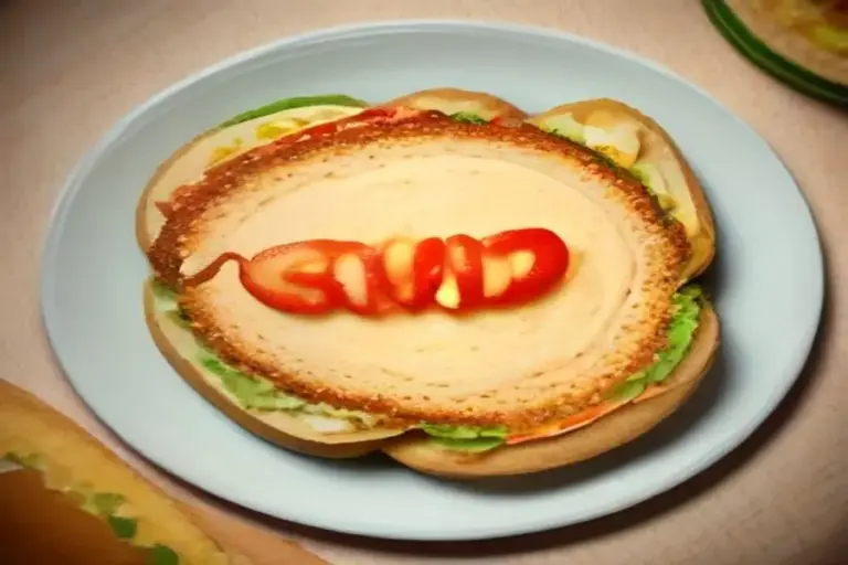 Nostalgia 70's Sandwich: Creamy Mortadella Salad on Bread