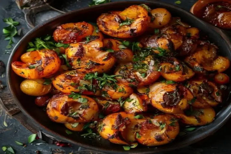 Sinfonía de Pollo Asado con Patatas Rústicas y Hierbas Frescas