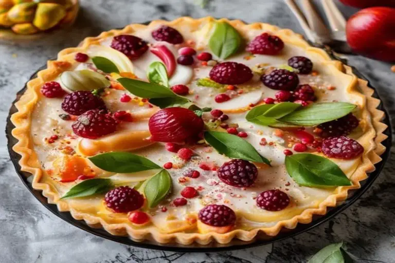 Parisian Sablée Tartlette: बेरीज, डिप्लोमैट और पिस्ता